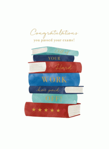 AF262 Gift Card - Congratulations Books Exams